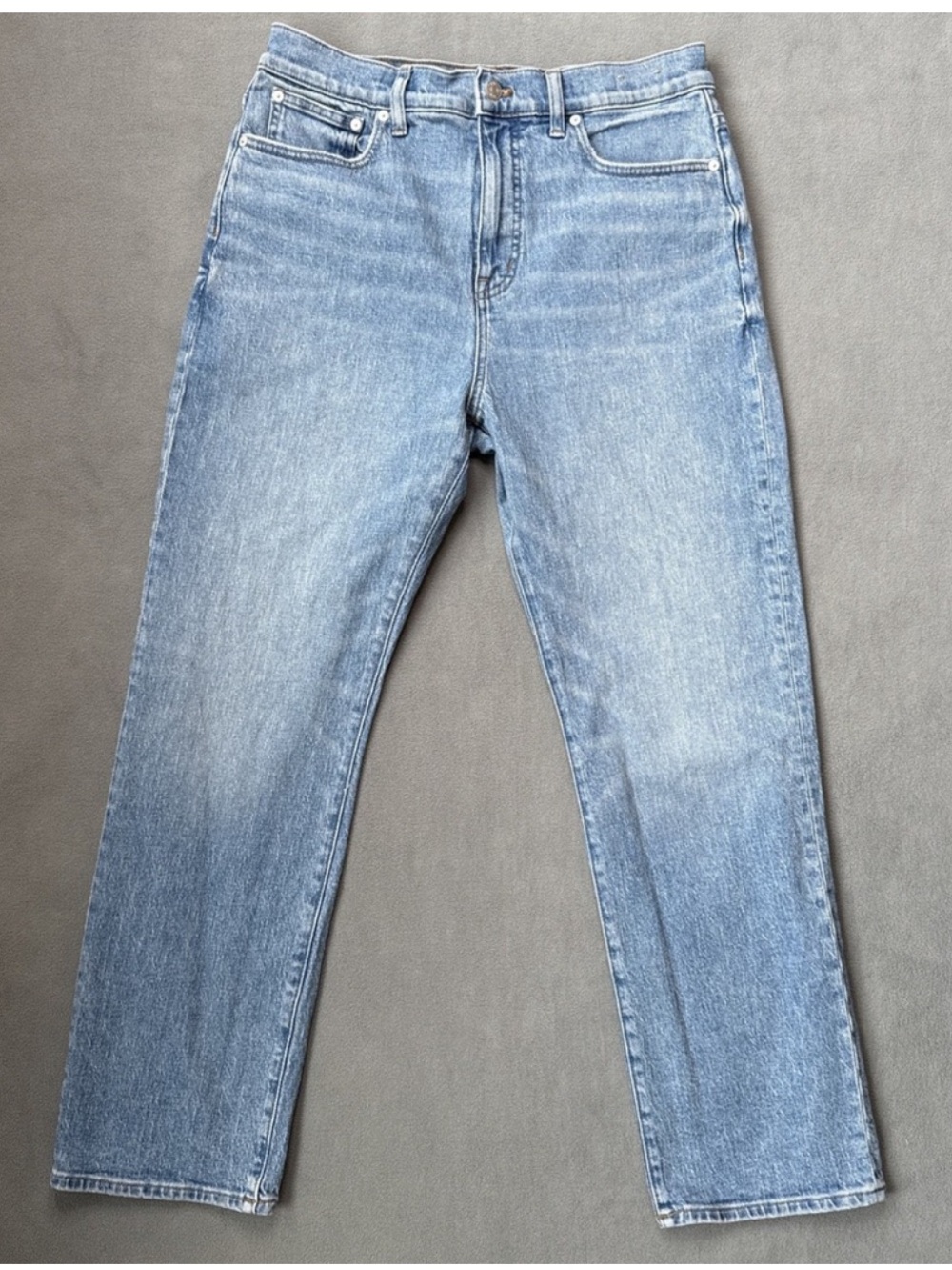 Madewell Jeans - 90’ Straight -  Light Blue Straight-Leg Jeans - Size 30